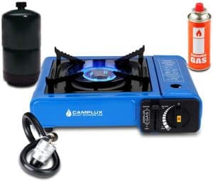 Camplux Dual Fuel Camping Stove, Portable Butane Stove 7200 BTU