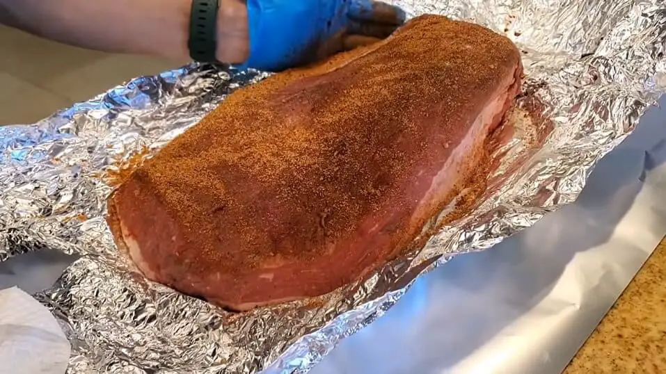 Preparing the Brisket